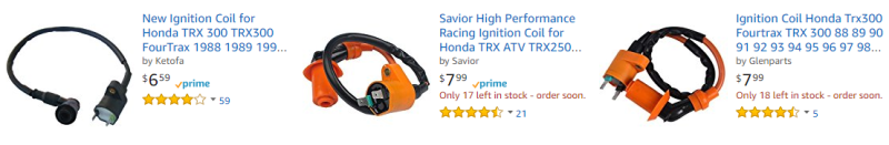 Honda TRX300 Ignition Coil