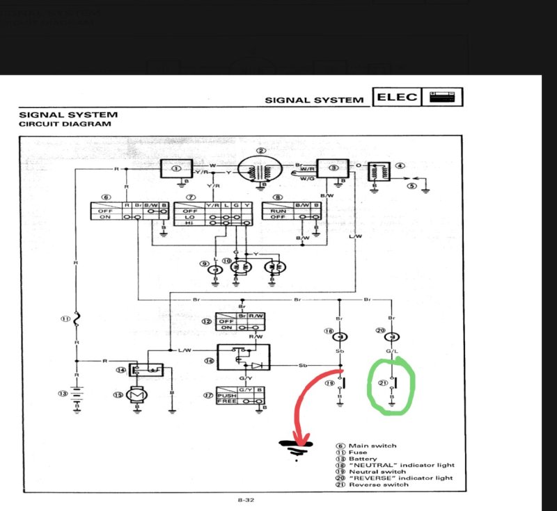Timberwolf Starter always running - Yamaha ATV Forum ... neutral reverse wiring diagram atv 