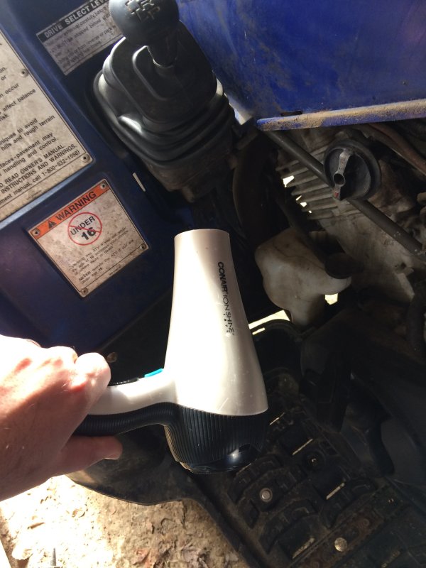Yamaha Grizzly Stuck Shifter