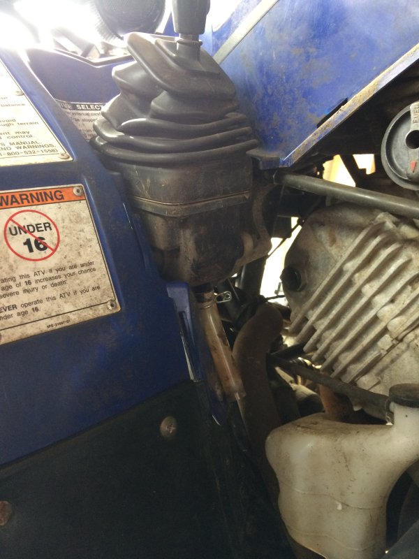 Yamaha Grizzly Frozen Shifter